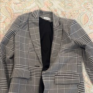Evereve Gray and Black Sport Coat